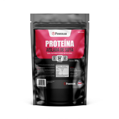 Proteína Aislada de Soya PowerLab Fresa