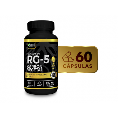 RG-5 CARBON VEGETAL 60CAP LA FUENTE