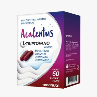 Acalentus L-Triptofano Maxinutri 60 cápsulas